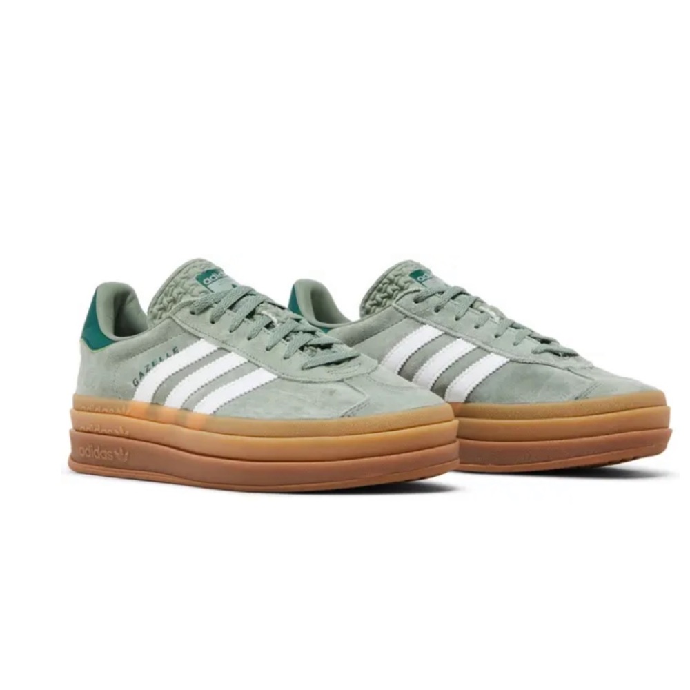 Adidas Mint Green Gazelle Sneakers
